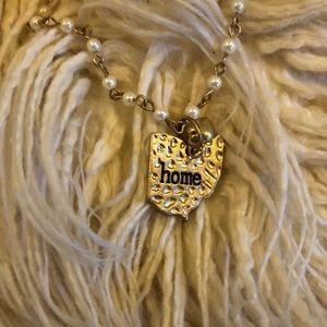 Ohio Home Gold Necklace